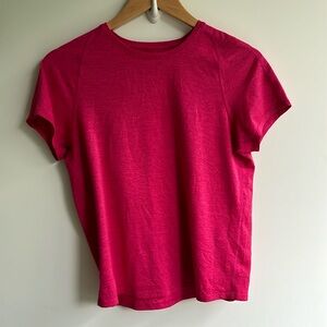 Outdoor Voices Eco Mesh Pink Shirt M